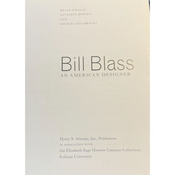 Vintage Bill Blass An American Designer 2002 Fashion Hardcover Book Italy - Picture 4 of 10